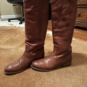 Frye Brown Leather Boots size 8